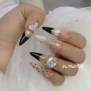 ネイル momo 長さだしのネイルデザイン