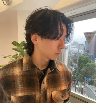 パーマ メンズ 野本光一朗/メンズ/ メンズパーマのヘアスタイル