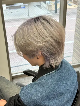 ミディアム カラー パーマ メンズ メンズパーマ特化 🔥韓国ヘア職人🔥のヘアスタイル