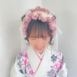 ロング ヘアアレンジ 古沢 みづきのヘアスタイル