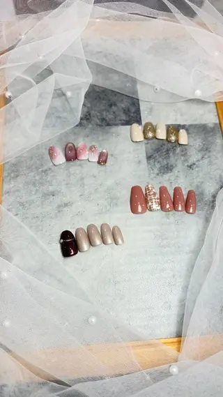 ミディアム ぷー PUU ねいるぷーまつげぷー/ネイルサロン知立/まつげパーマ/まつげエクステ所属・PUUネイル🫧 Yuka♡のネイルデザイン