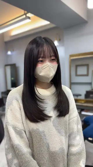 ロング hair atelier OZ 桑野店所属・佐藤 宰のヘアスタイル