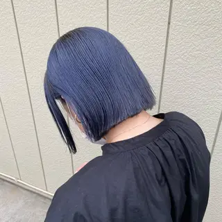 ショート カラー 美髪ストレート 川本雄己のヘアスタイル