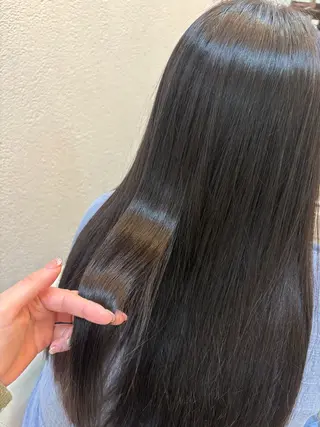 ロング カラー 木津奈保子💚 ✨髪質改善のヘアスタイル