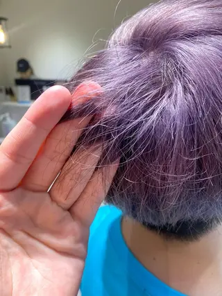 カラー メンズ 縮毛矯正とレイヤー カット/杉村凜汰郎のヘアスタイル