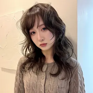 ロング カラー MELLOW所属・mellow NANAのヘアスタイル