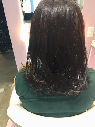 ミディアム 所渉/韓国レイヤー /ウルフカットのヘアスタイル