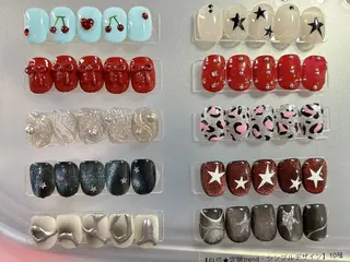 ネイル 【パラジェル・フィルイン】 T&BNAIL STUDIO所属・り オ　ロング無制限中のネイルデザイン