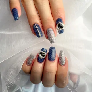 セミロング ネイル 下妻市ﾈｲﾙｻﾛﾝ M_styleのネイルデザイン