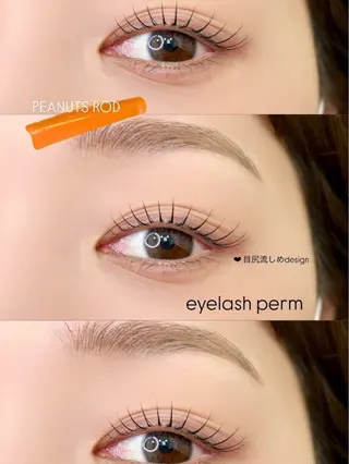 マツエク・マツパ mila ⏾ conのマツエク・マツパデザイン