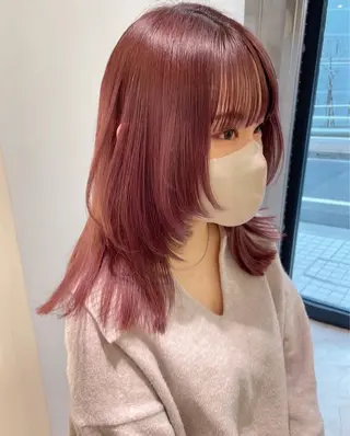 ミディアム 銀座／レイヤーカット 🤍内野すみれのヘアスタイル