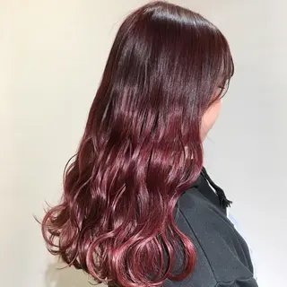 ロング カラー ヘアアレンジ As hair所属・柔らか垢抜けｶﾗｰと ｶｯﾄ🫧ASUKAのヘアスタイル