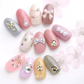 ネイル さくらや❤ パラジェル使用のネイルデザイン