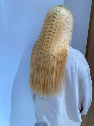 ロング カラー ハイトーンカラー ⭐️NAZUNAのヘアスタイル