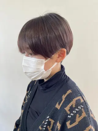 ショート 間水 和樹のヘアスタイル