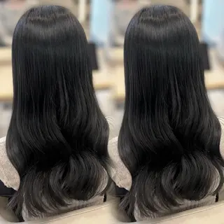 ロング カラー ベージュ／スパ／ レイヤー／ゆいなのヘアスタイル