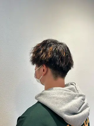 パーマ メンズ 💙ルル💙 ハイトーン/レイヤーのヘアスタイル