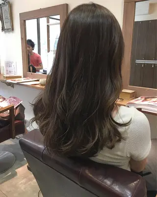 ロング カラー hair salon Ranun髪質改善のヘアスタイル