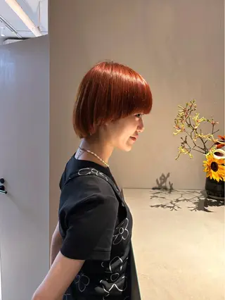 ショート カラー Hank.所属・ボブカット/ honokaのヘアスタイル