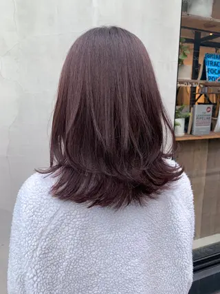 ミディアム ヘアアレンジ yuka .のヘアスタイル