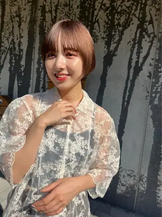 ショート トミオカ ノアのヘアスタイル