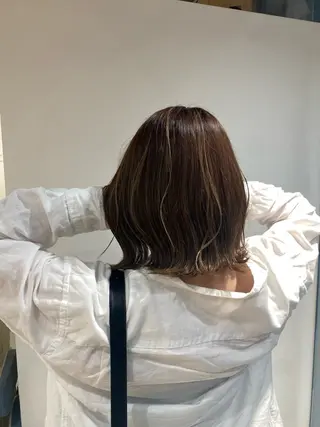 ミディアム カラー 💕当日予約OK ⭕️なおや💕のヘアスタイル