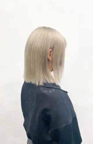 セミロング カラー パーマ ヘアアレンジ メンズ キッズ nico TOKYO 渋谷所属・ブリーチ　ハイトーン 特化🌈フジタハルキのヘアスタイル