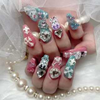 ロング Conjunim MAMI🎀✨のネイルデザイン