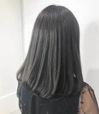 ミディアム sano sayakaのヘアスタイル