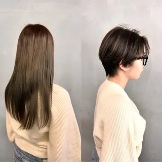 ショート カラー パーマ ヘアアレンジ メンズ キッズ #tag 稗田綾加のヘアスタイル