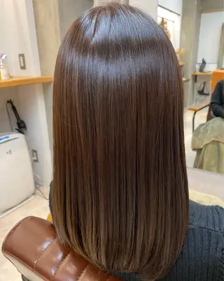 セミロング カラー 前樫 将太のヘアスタイル