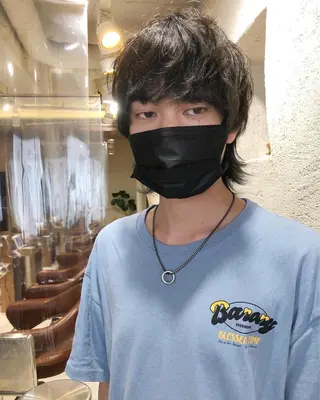 ミディアム カラー メンズ 【ディレクター 🧸🤍田澤　唯那】のヘアスタイル