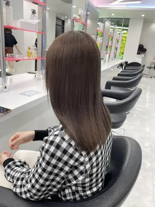 カラー 冬の透明感カラー❄️ 銀座DISCOのヘアスタイル