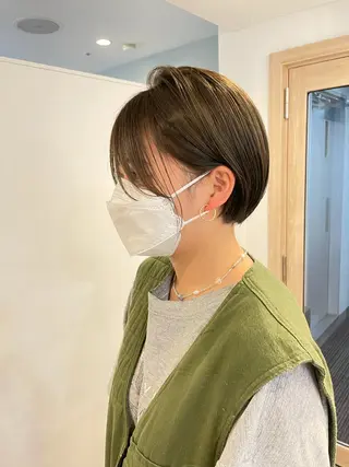 ショート 大迫 江梨のヘアスタイル