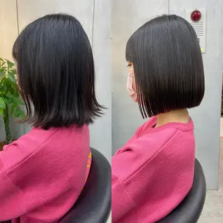 ショート 顔周り/ブリーチなし /縮毛矯正🫧伊勢のヘアスタイル