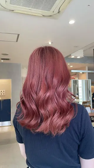 ロング カラー 艶ハイトーン👑♡ NATSUKIのヘアスタイル