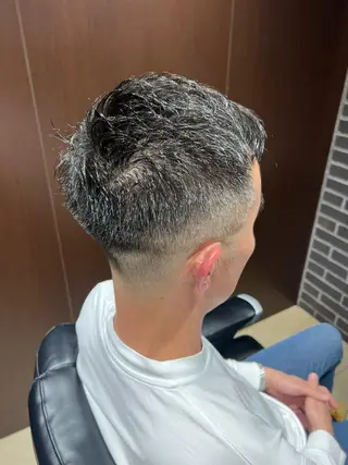 ショート メンズ 大久保 竣太のヘアスタイル