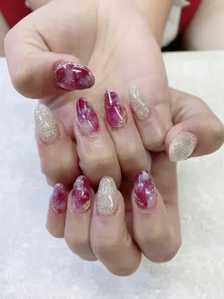 ミディアム JNA認定講師🌸 RIEのネイルデザイン