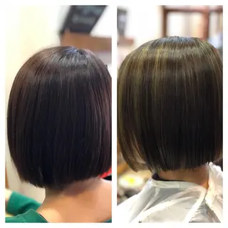 ショート カラー 戸津川 隆人のヘアスタイル