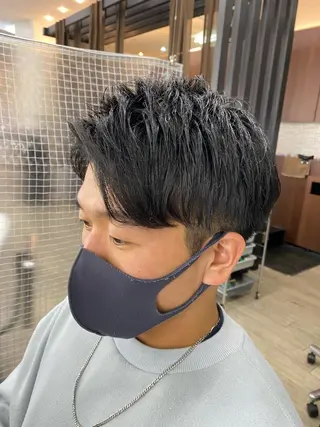 ショート メンズ 市川 博紀 店長のヘアスタイル