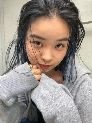 ミディアム nessヤマサキ リュウタのヘアスタイル