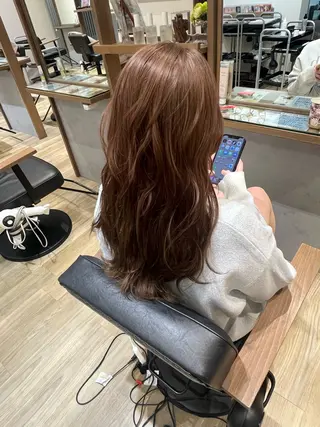 ロング 樋口 莉奈のヘアスタイル