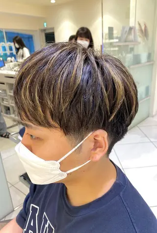 カラー メンズ 髪質改善/白髪ぼかし レイヤー　🌱千咲季のヘアスタイル