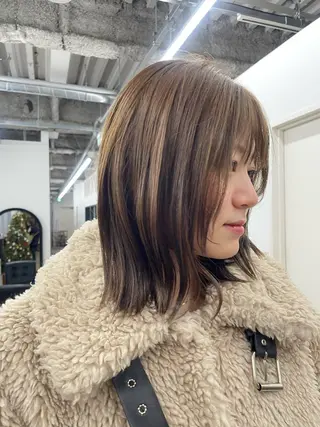 ミディアム カラー Nico☺︎ 🎀YUのヘアスタイル