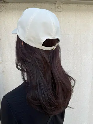 セミロング 庄内＊三国baron ANJUのヘアスタイル