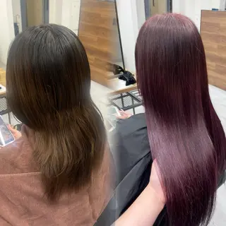 ロング カラー RIO🩶NEXT/ エクステ/ハイトーンのヘアスタイル