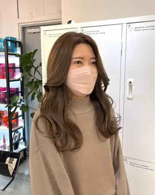 ロング カラー 神原 茉依🩰🪩のヘアスタイル