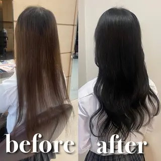 ロング カラー シールエクステ/ 髪質改善💐yuuのヘアスタイル