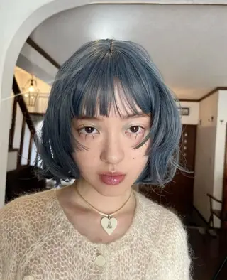 ショート green上野所属・ナチュラルパーマ 🤍渋谷🤍kaeのヘアスタイル