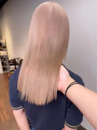 セミロング カラー 🧡色落ちまで2度綺 麗なカラー🧡ヨシキのヘアスタイル